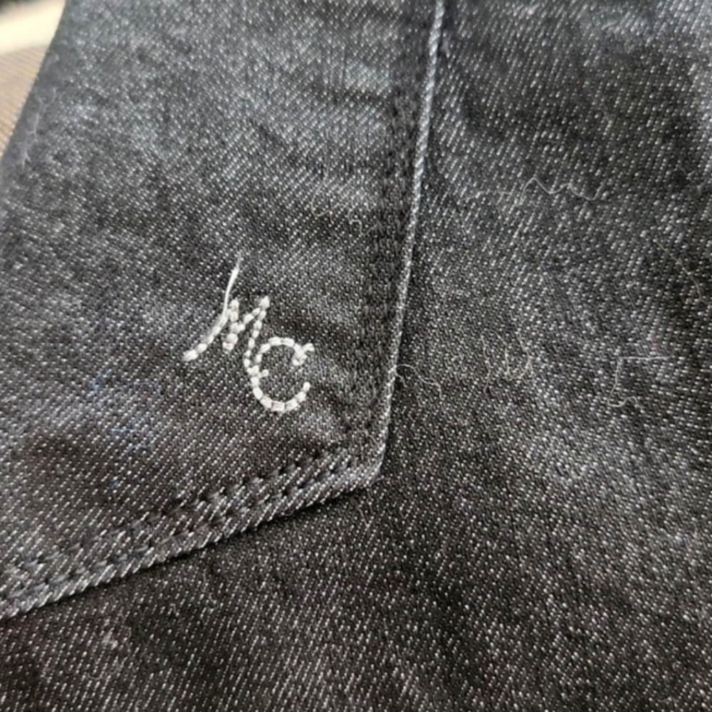 Modcloth High Rise NWOT Black Jeans Skinny Waist Size 6/27 Button Fly - Picture 8 of 13